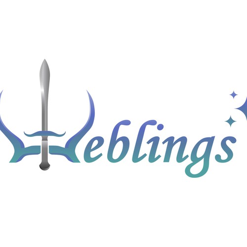 A fun logo for Weblings, a fun and unique online game!