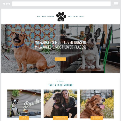 Dogs of MKE Website Design