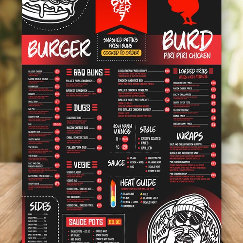 We need a new menu.