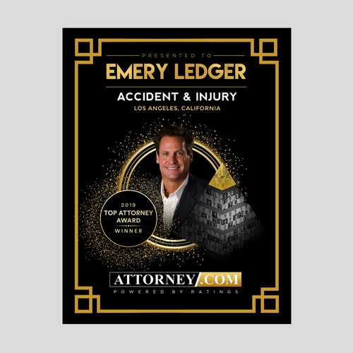 Attorney.com (Plaque/Award Design)