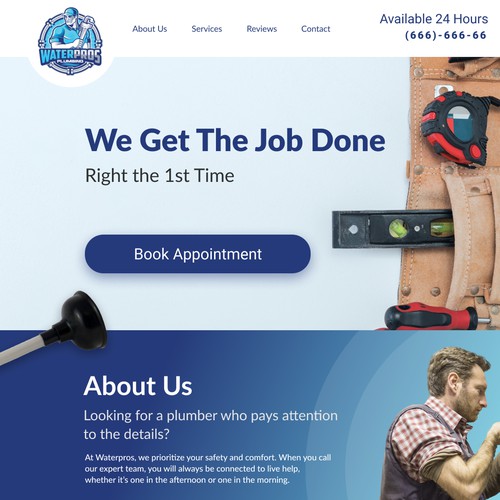 plumbing website design