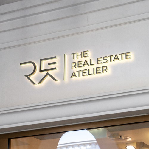 Real Estate Atelier | Real Estate Logo | Home Logo | Initials logo 