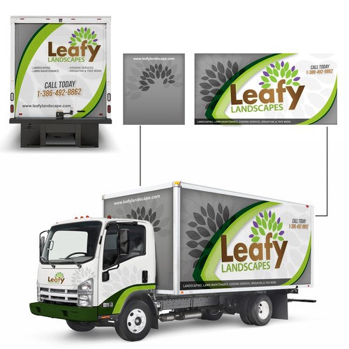 Leafy landscape branding 