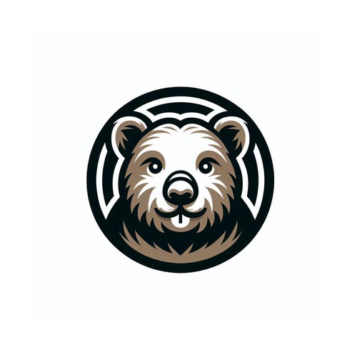 Cute & Derpy Wombat Logo for Discord Bot (Simple Profile Picture)