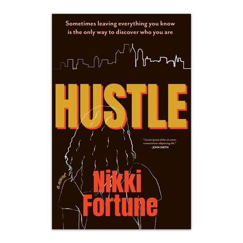 Simple Illustrative Book Cover Design