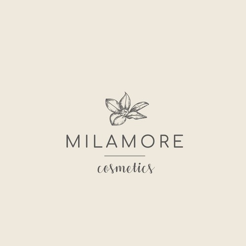 Logo designed for a cosmetic beauty line 