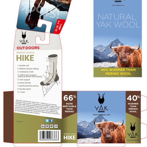 Yak Wool Socks-HIKE Outdoors