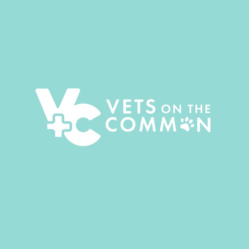 #2 Pastel Blue & White Logo for Vet Clinic