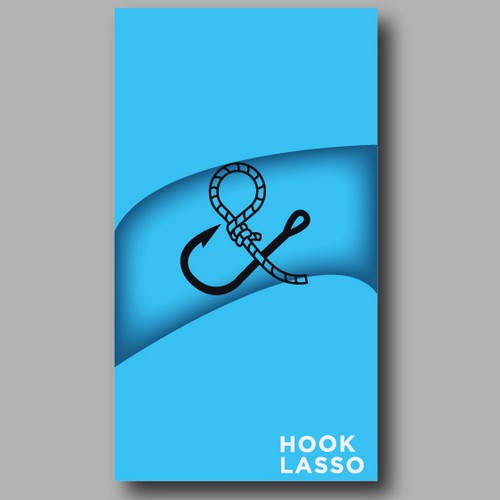 Turn Hook & Lasso's new logo into a brilliant business card