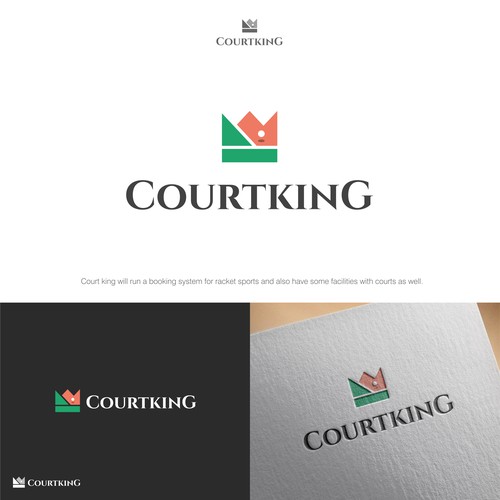 Courtking logo design