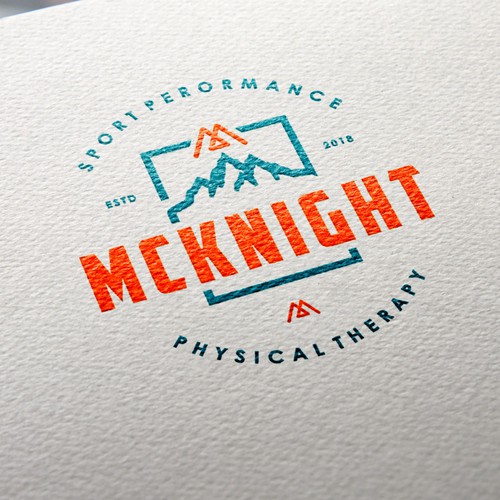 Logo needed for modern, rugged, mountainous physical therapy clinic