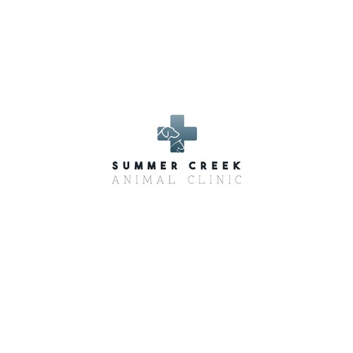 Sophisticated animal clinic logo