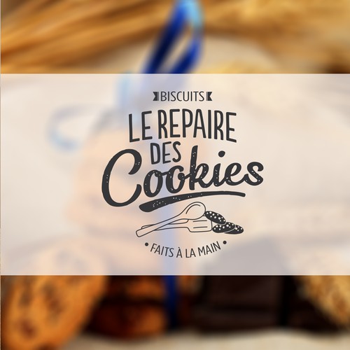 Cool logo for a cookies handmade shop  - Logo sympa pour une biscuiterie artisanale