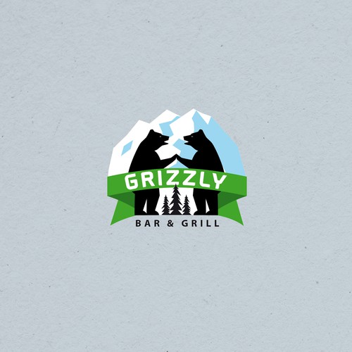 Logo for a Bar & Grill in Denali Alaska National Park 