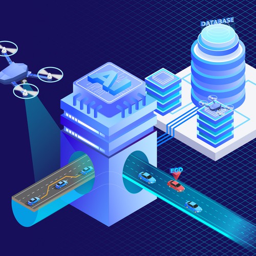 Database Isometric Illustration