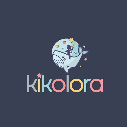 colorful and playful logo for kids product