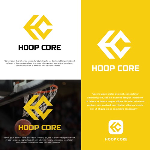 Strong Sleek Monogram Logo for Hoop Core