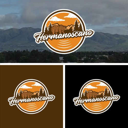 Desain logo klasik untuk Produser Musik Bass California