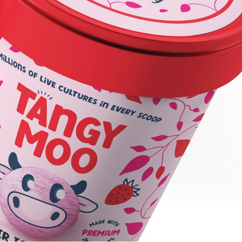 Packaging design for Ice Cream pint