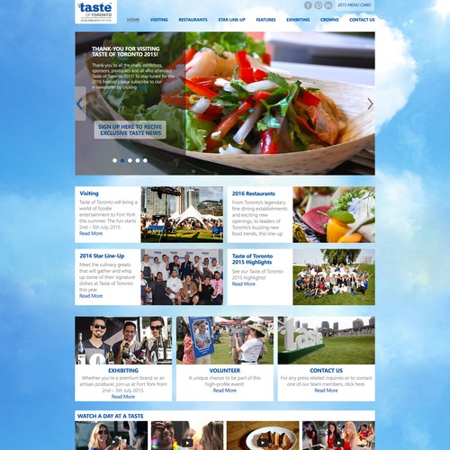 Landing page proposal