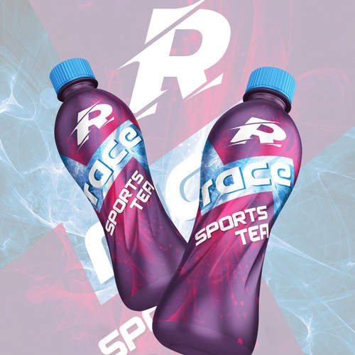 Sports Drink Design on a PET Bottle