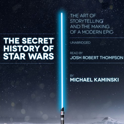 Design the "Secret History of Star Wars" book cover for Audiobooks.com