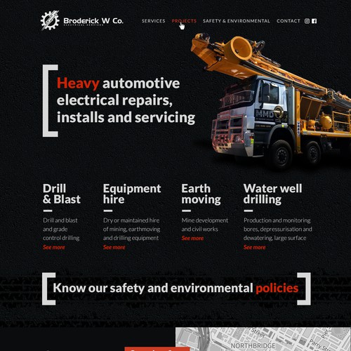 Heavy Machines Webdesign