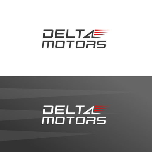 DELTA MOTORS Wordmark Logo