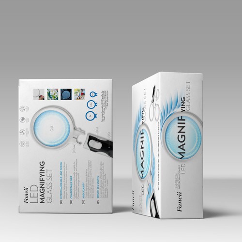 Magnifying Glass Set Box Design