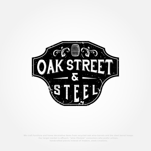 Logo concept for OAK STREET & STEEL