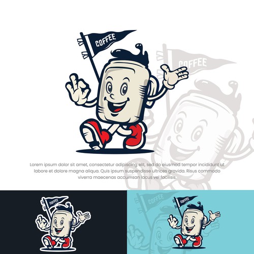 Coffee Cup Mascot