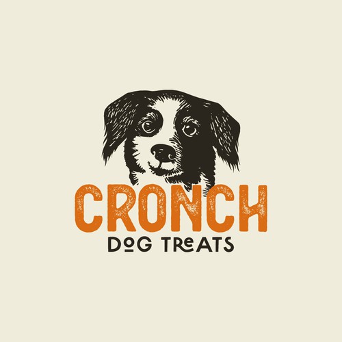 Retro dog logo