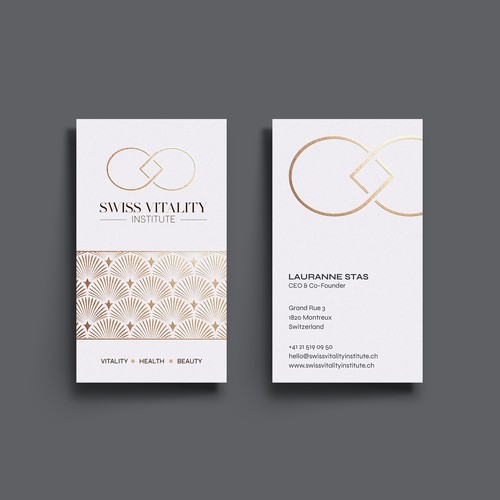 Luxurious business card for SVI