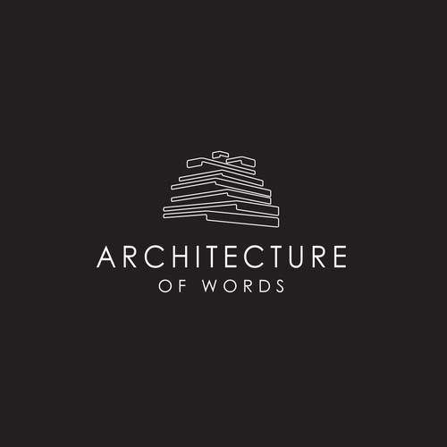 logo for architecture of words (based on conversation symbol)
