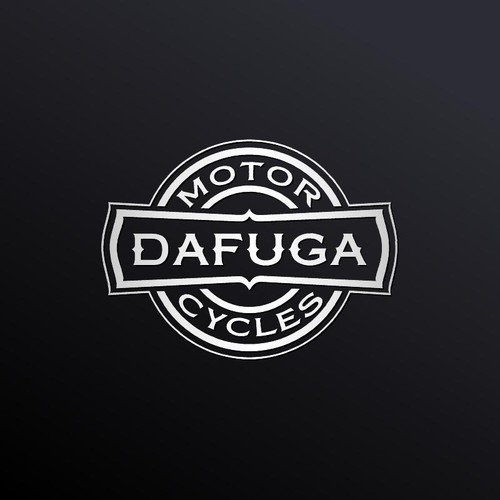 Create a vintage logo for out of time cafe racer motorcycles
