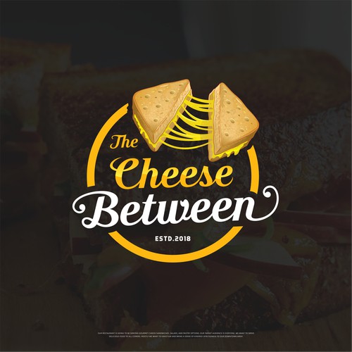 the cheese between.