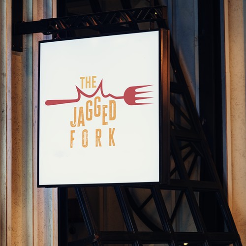 Jagged Fork Logo Concept 2