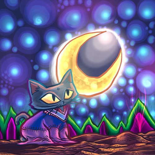 Midnight kitty