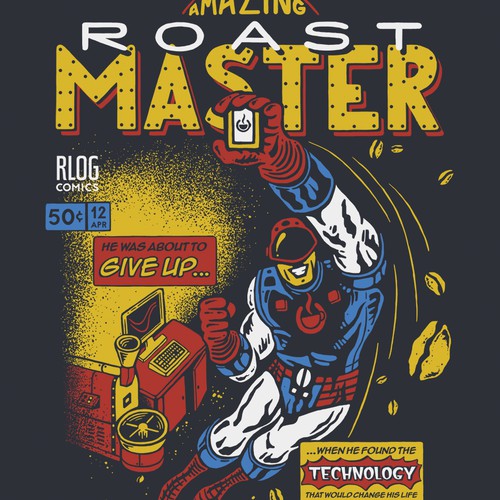 T-Shirt Design for RoastLog
