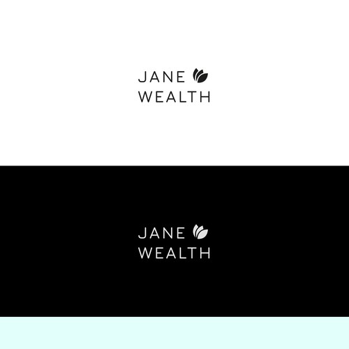 Simple, clean and trustworthy logo for women's financial company.