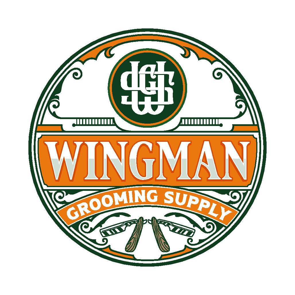 Logo for a men's grooming company