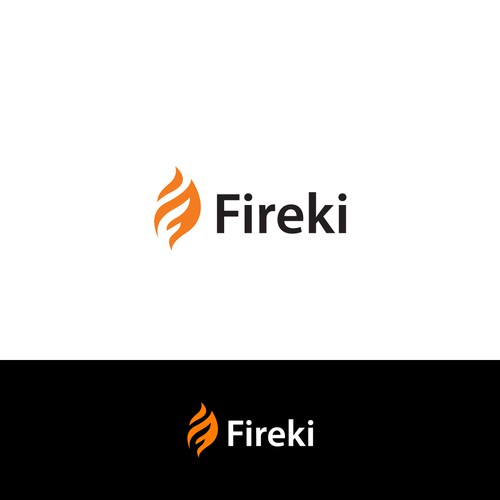 Minimalist and right to the point logo for fireki