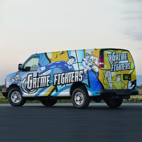 Cleaning Company Van Wrap