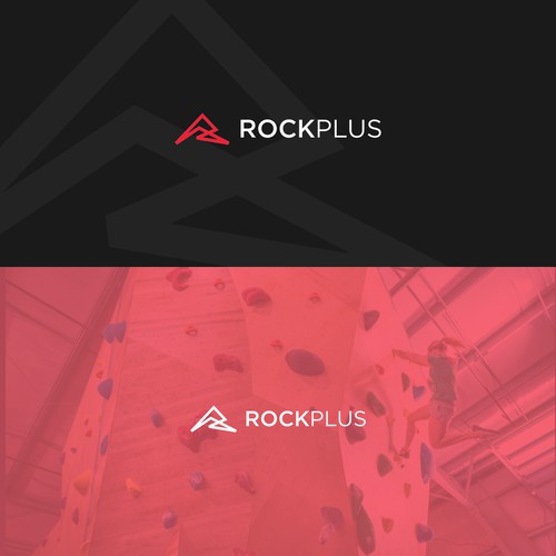 simple logo for rockplus