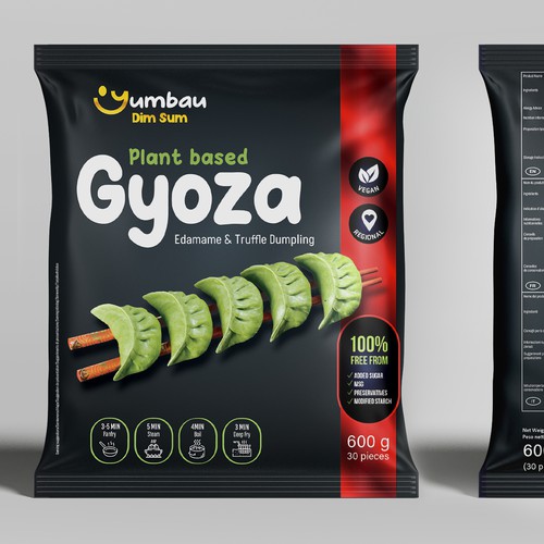 Plant Based Gyoza bag design