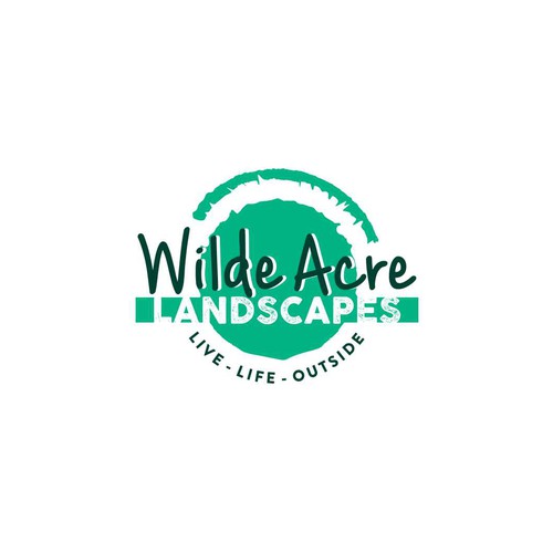 logo concept for Wilde Acre Landscapes