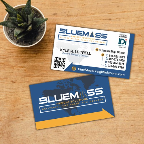 BlueMass Freight Solutions Business Card