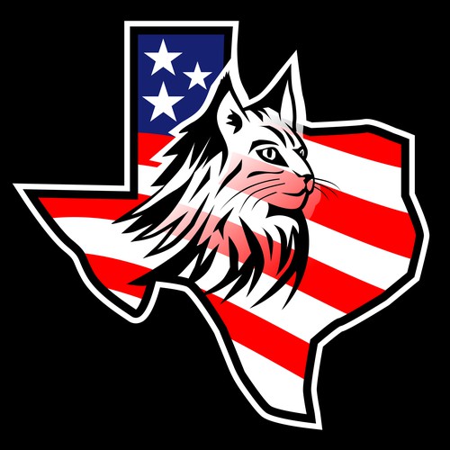 Modern logo for a Maine Coons breeder in Lakeway