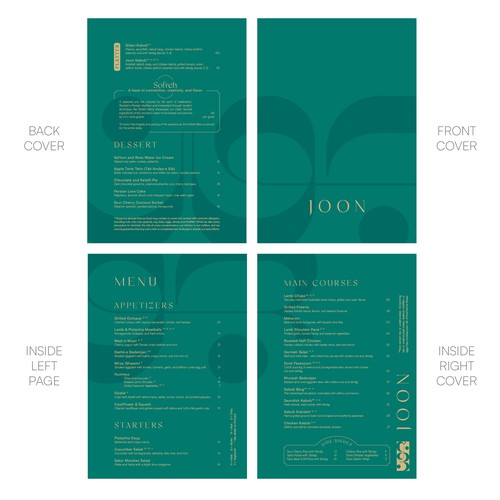Restaurant Menu