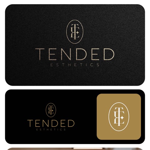 Tended Esthetics logo Design
